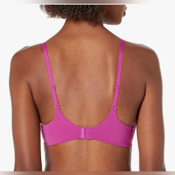 Maidenform Women's Semi Embellished Life Wire-Free Bra Size Large Razzleberry - Picture 3 of 16